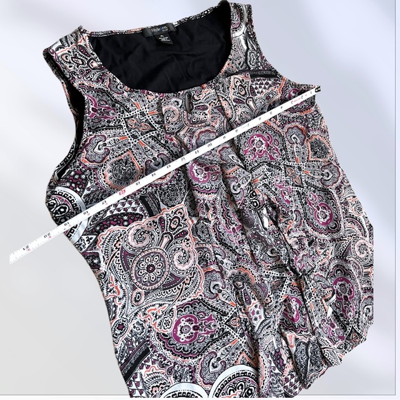 Style & Co. Petite Tank Blouse Ruffles - Picture 3 of 15